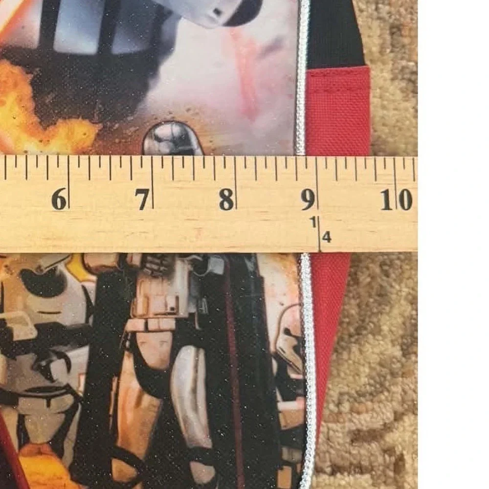 Star Wars The Force Awakens Kylo Ren Stormtrooper Small Backpack Red Black